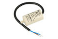 Capacitor; motor; polypropylene; 416101314; 8uF; 425V AC; diam.32x55m; with cables; screw without nut; Ducati; RoHS