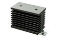 Heatsink; GHS-8; for 1 phase SSR; with TS15 DIN rail handle; with holes; blackened; 2,1K/W; 82mm; 45mm; 62mm; Greegoo