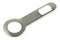 Cord end terminal; M3; ring; uninsulated; KONM3Ag; straight; for cable; silver plated; solder