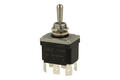 Switch; toggle; FLKN2-23N-P_R230V; 2*3; ON-OFF-ON; 2 ways; 3 positions; bistable; panel mounting; red; LED 230V backlight; 6,3x0,8mm connectors; 16A; 250V AC; black; IP67; 37mm; FILN Switch; toggle; FLKN2-23N-P_R230V; 2*3; ON-OFF-ON; 2 ways; 3 positions; bistable; panel mounting; red; LED 230V backlight; 6,3x0,8mm connectors; 16A; 250V AC; black; IP67; 37mm; FILN