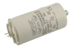 Capacitor; polypropylene; motor; 416101727; 12uF; 475V; fi 36x70mm; 6,3mm connectors; screw without nut; Ducati; RoHS