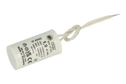 Capacitor; polypropylene; motor; 41617C706; 1,9uF; 475V; fi 28x55mm; with cables; Ducati; RoHS