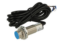 Sensor; capacitive; CM18-3005NC; NPN; NO/NC; 5mm; 6÷36V; DC; 200mA; cylindrical metal; fi 18mm; 60mm; flush type; with 1,5m cable; IP67; YUMO; RoHS