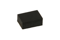 Rubber feet; FIX-SF-060425; rubber; black; 4x6mm; h 2,5mm; Fix&Fasten; RoHS