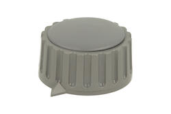 Knob; 42/BK; 6mm; gray; fi 42mm; plastic