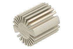 Radiator; FL42-4/2,5; do diod LED; naturalny; 25mm; walec; 13,4/25,4mm; Firma Piekarz; RoHS