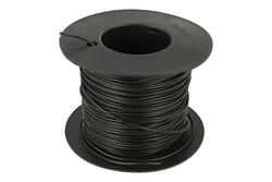 Wire; equipment; LiYv; 1 core; stranded; Cu; 1,50mm2; black; PVC; -30...+80°C; 900V; 100m spool; Helukabel; RoHS; 2,6mm; 1x1,50mm2