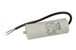 Capacitor; motor; polypropylene; 416103014; 50uF; 400V AC; fi 45x117mm; with cables; screw without nut; Ducati; RoHS