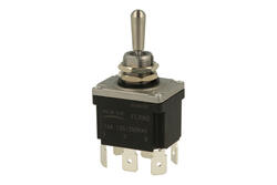Switch; toggle; FLKN2-23N-P_R230V; 2*3; ON-OFF-ON; 2 ways; 3 positions; bistable; panel mounting; red; LED 230V backlight; 6,3x0,8mm connectors; 16A; 250V AC; black; IP67; 37mm; FILN Switch; toggle; FLKN2-23N-P_R230V; 2*3; ON-OFF-ON; 2 ways; 3 positions; bistable; panel mounting; red; LED 230V backlight; 6,3x0,8mm connectors; 16A; 250V AC; black; IP67; 37mm; FILN