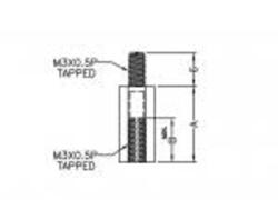 Dystans; KLS8-0214-M3-05; M3; zewnętrzny/wewnętrzny; 5mm; 6mm; 4mm; tulejka dystansowa gwintowana; sześciokątna; nylon; KLS; RoHS Dystans; KLS8-0214-M3-05; M3; zewnętrzny/wewnętrzny; 5mm; 6mm; 4mm; tulejka dystansowa gwintowana; sześciokątna; nylon; KLS; RoHS