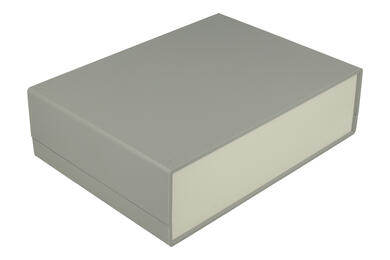 Enclosure; for instruments; desktop; G716; ABS; 225mm; 165mm; 65mm; dark gray; light gray ABS ends; Gainta; RoHS