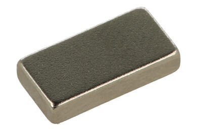 Magnet; cuboid; N38; 10mm; 5mm; 2mm; nickel plated; Neodymium