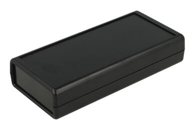 Enclosure; for instruments; handheld; G539B-2$; ABS; 140mm; 66,5mm; 28mm; black; RoHS; Gainta; 2 front panels $=22,9mm