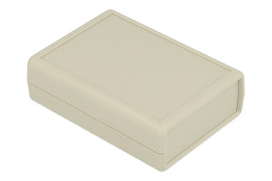 Enclosure; for instruments; handheld; G521G-2$; ABS; 92mm; 66,5mm; 28mm; light gray; RoHS; Gainta; 2 front panels $=22,9mm