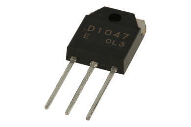 Transistor; bipolar; 2SD1047; NPN; 12A; 140V; 100W; 20MHz; TO3P; surface mounted (SMD); RoHS