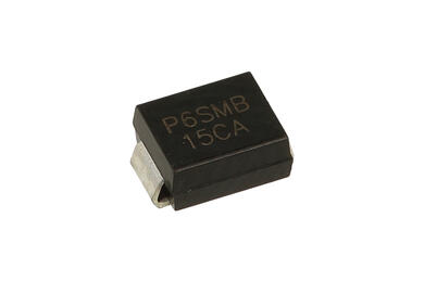 Diode; transil diodes; P6SMB15CA; 15V; 600W; DO214AA (SMB); surface mounted (SMD); bidirectional; RoHS; on tape