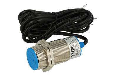 Sensor; capacitive; CM30-3010PC; PNP; NO/NC; 10mm; 6÷36V; DC; 300mA; cylindrical metal; fi 30mm; 60mm; flush type; with 1,5m cable; IP67; YUMO; RoHS