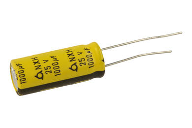 Capacitor; Low Impedance; electrolytic; 1000uF; 25V; NXH25VB1000M5.0TP10x25; diam.10x25mm; 5mm; through-hole (THT); tape; Samyoung; RoHS