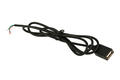 Gniazdo; USB A; A-G-USB A; USB 2.0; czarny; z przewodem 1m; proste; lutowany; RoHS Gniazdo; USB A; A-G-USB A; USB 2.0; czarny; z przewodem 1m; proste; lutowany; RoHS
