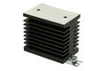 Heatsink; GHS-7; for 1 phase SSR; with TS15 DIN rail handle; with holes; blackened; 2,45K/W; 70mm; 45mm; 62mm; Greegoo Heatsink; GHS-7; for 1 phase SSR; with TS15 DIN rail handle; with holes; blackened; 2,45K/W; 70mm; 45mm; 62mm; Greegoo