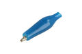 Crocodile clip; 27.710.5; blue; 36,5mm; crimped; nickel plated steel; Amass; RoHS Crocodile clip; 27.710.5; blue; 36,5mm; crimped; nickel plated steel; Amass; RoHS