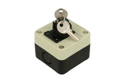 Switch; key switch; in box; SALB144; ON-OFF; 1 way; 90°; 2 positions; bistable; in the housing; screw; 5A; 600V AC; plastic; IP65; Howo Switch; key switch; in box; SALB144; ON-OFF; 1 way; 90°; 2 positions; bistable; in the housing; screw; 5A; 600V AC; plastic; IP65; Howo