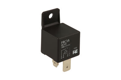 Relay; electromagnetic automotive; FRC3A-DC24; 24V; DC; SPST NO; 70A; with connectors; with mounting bracket; Forward Relays; RoHS Relay; electromagnetic automotive; FRC3A-DC24; 24V; DC; SPST NO; 70A; with connectors; with mounting bracket; Forward Relays; RoHS