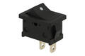 Switch; rocker; MRS111; OFF-(ON); 1 way; black; no backlight; momentary; 4,8x0,8mm connectors; 13x19,2mm; 2 positions; 3A; 250V AC Switch; rocker; MRS111; OFF-(ON); 1 way; black; no backlight; momentary; 4,8x0,8mm connectors; 13x19,2mm; 2 positions; 3A; 250V AC