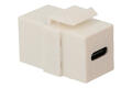 Adapter gniazdo / gniazdo; Keystone; 2965-2; USB C; na panel; zatrzaskowe; proste; biały; RoHS Adapter gniazdo / gniazdo; Keystone; 2965-2; USB C; na panel; zatrzaskowe; proste; biały; RoHS