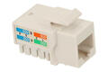 Gniazdo; Keystone; 2054-2; RJ45 cat 6; na przewód; zatrzaskowe; proste; biały; RoHS Gniazdo; Keystone; 2054-2; RJ45 cat 6; na przewód; zatrzaskowe; proste; biały; RoHS