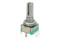 Rotary encoder; EC11P30 L20; with button; through hole; 30 pulses Rotary encoder; EC11P30 L20; with button; through hole; 30 pulses