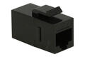 Adapter gniazdo / gniazdo; Keystone; 2134-1; RJ45 cat 6; na panel; zatrzaskowe; proste; czarny; RoHS Adapter gniazdo / gniazdo; Keystone; 2134-1; RJ45 cat 6; na panel; zatrzaskowe; proste; czarny; RoHS