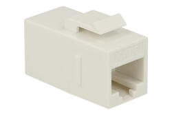Adapter gniazdo / gniazdo; Keystone; 2134-2; RJ45 cat 6; na panel; zatrzaskowe; proste; biały; RoHS Adapter gniazdo / gniazdo; Keystone; 2134-2; RJ45 cat 6; na panel; zatrzaskowe; proste; biały; RoHS
