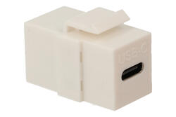 Adapter gniazdo / gniazdo; Keystone; 2965-2; USB C; na panel; zatrzaskowe; proste; biały; RoHS Adapter gniazdo / gniazdo; Keystone; 2965-2; USB C; na panel; zatrzaskowe; proste; biały; RoHS