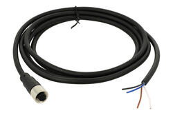 Gniazdo z przewodem; KLS15-M12A-P20-04-PUR-L2.0M-B-U; M12-4p; 4 tory; proste; z przewodem 2m; 0,34mm2; 6mm; czarny; IP67; 4A; 250V; KLS; RoHS Gniazdo z przewodem; KLS15-M12A-P20-04-PUR-L2.0M-B-U; M12-4p; 4 tory; proste; z przewodem 2m; 0,34mm2; 6mm; czarny; IP67; 4A; 250V; KLS; RoHS