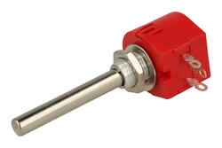 Potencjometr; osiowy; jednoobrotowy; TSR-04-103R.10Kohm; 10kohm; liniowa; 5%; 1W; oś fi 6,00mm; 39mm; metal; gładka; 300°; drutowy; lutowany; Suntan Potencjometr; osiowy; jednoobrotowy; TSR-04-103R.10Kohm; 10kohm; liniowa; 5%; 1W; oś fi 6,00mm; 39mm; metal; gładka; 300°; drutowy; lutowany; Suntan