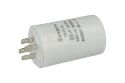 Capacitor; motor; TS11-12 4 450V 22uF; 22uF; 450V; fi 40x65mm; 6,3mm connectors; Suntan; RoHS Capacitor; motor; TS11-12 4 450V 22uF; 22uF; 450V; fi 40x65mm; 6,3mm connectors; Suntan; RoHS