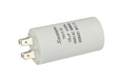 Kondensator; silnikowy (rozruchowy); TS11-12 4 450V 15uF; 15uF; 450V; fi 38x70mm; konektory 6,3mm; Suntan; RoHS Kondensator; silnikowy (rozruchowy); TS11-12 4 450V 15uF; 15uF; 450V; fi 38x70mm; konektory 6,3mm; Suntan; RoHS