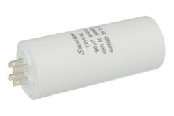 Capacitor; motor; TS11-12 4 450V 90uF; 90uF; 450V; fi 50x123mm; 6,3mm connectors; Suntan; RoHS Capacitor; motor; TS11-12 4 450V 90uF; 90uF; 450V; fi 50x123mm; 6,3mm connectors; Suntan; RoHS