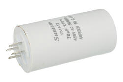 Capacitor; motor; TS11-12 4 450V 70uF; 70uF; 450V; fi 50x105mm; 6,3mm connectors; Suntan; RoHS Capacitor; motor; TS11-12 4 450V 70uF; 70uF; 450V; fi 50x105mm; 6,3mm connectors; Suntan; RoHS