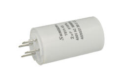 Capacitor; motor; TS11-12 4 450V 2uF; 2uF; 450V; fi 35x65mm; 6,3mm connectors; Suntan; RoHS Capacitor; motor; TS11-12 4 450V 2uF; 2uF; 450V; fi 35x65mm; 6,3mm connectors; Suntan; RoHS