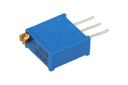 Potentiometer; mounting; helitrim; vertical; multi turns; TSR-3296W-203R, 20Kohm; 20kohm; linear; 10%; 0,5W; through-hole (THT); cermet; 3296; Suntan; RoHS Potentiometer; mounting; helitrim; vertical; multi turns; TSR-3296W-203R, 20Kohm; 20kohm; linear; 10%; 0,5W; through-hole (THT); cermet; 3296; Suntan; RoHS