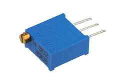 Potentiometer; mounting; helitrim; vertical; multi turns; TSR-3296W-502R, 5Kohm; 5kohm; linear; 10%; 0,5W; through-hole (THT); cermet; 3296; Suntan; RoHS Potentiometer; mounting; helitrim; vertical; multi turns; TSR-3296W-502R, 5Kohm; 5kohm; linear; 10%; 0,5W; through-hole (THT); cermet; 3296; Suntan; RoHS