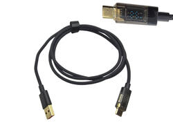 Przewód; USB; A-P-USB C-2M; wtyk USB-C; 2m; czarny; okrągły; RoHS Przewód; USB; A-P-USB C-2M; wtyk USB-C; 2m; czarny; okrągły; RoHS