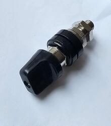 Gniazdo laboratoryjne; 4mm; 24.936.2; M10; czarny; 80A; 60V; 64mm; mosiądz niklowany; ABS; Amass; RoHS Gniazdo laboratoryjne; 4mm; 24.936.2; M10; czarny; 80A; 60V; 64mm; mosiądz niklowany; ABS; Amass; RoHS