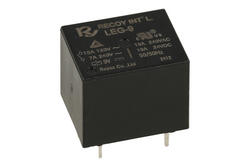 Przekaźnik; elektromagnetyczny miniaturowy; LEG-9; 9V; DC; 1 styk przełączny; 10A; 240V AC; 10A; 24V DC; do druku (PCB); Rayex Elec.; RoHS Przekaźnik; elektromagnetyczny miniaturowy; LEG-9; 9V; DC; 1 styk przełączny; 10A; 240V AC; 10A; 24V DC; do druku (PCB); Rayex Elec.; RoHS