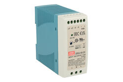 Zasilacz; na szynę DIN; DRA-40-24; 24V DC; 1,7A; 40W; sygnalizacyjna dioda LED; Mean Well Zasilacz; na szynę DIN; DRA-40-24; 24V DC; 1,7A; 40W; sygnalizacyjna dioda LED; Mean Well