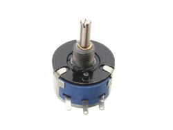 Potencjometr; osiowy; jednoobrotowy; mono; WX14; 2,2kohm; liniowa; 10%; 3W; oś fi 4.00mm; 20mm; metal; gładka; 270°; drutowy; lutowany Potencjometr; osiowy; jednoobrotowy; mono; WX14; 2,2kohm; liniowa; 10%; 3W; oś fi 4.00mm; 20mm; metal; gładka; 270°; drutowy; lutowany