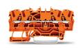 Złączka; na szynę DIN; 2002-1402; pomarańczowy; sprężynowy; Push-in CAGE CLAMP®; 0,25÷4mm2; 24A; 800V; 1 tor; 4; na szynę DIN TS35; Wago; RoHS Złączka; na szynę DIN; 2002-1402; pomarańczowy; sprężynowy; Push-in CAGE CLAMP®; 0,25÷4mm2; 24A; 800V; 1 tor; 4; na szynę DIN TS35; Wago; RoHS