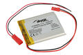 Akumulator; Li-Po; LP405063; 3,7V; 1400mAh; 4,0x50x63mm; Zabezpieczenie PCM; konektor+ gniazdo 2,54*2piny; AKYGA; RoHS Akumulator; Li-Po; LP405063; 3,7V; 1400mAh; 4,0x50x63mm; Zabezpieczenie PCM; konektor+ gniazdo 2,54*2piny; AKYGA; RoHS